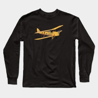 de Havilland DH.82 Tiger Moth British WW2 Airplane Long Sleeve T-Shirt